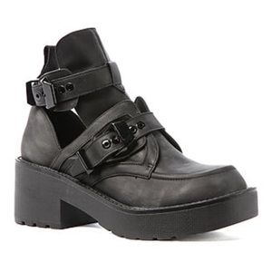 Jeffrey Campbell All Black Coltrane Boots